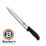 Butcher's Paradise long slicing knife with black handle
