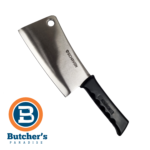 Meat cleaver with Butcher's Paradise logo