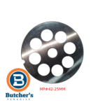Stainless steel meat grinder plate, 25mm holes