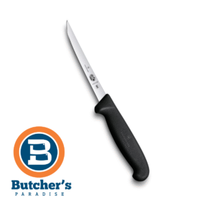 Butcher's Victorinox 9cm Black Chicken Boning Knife Fibrox Handle | 5620309
