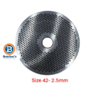 Round 2.5mm meat grinder plate