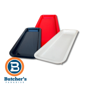 Butcher Display Plastic Trays - DT166-1 - Black/Red/White