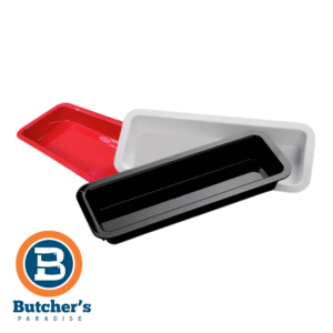 Butcher Display Plastic Trays - DT166-2 - Black/Red/White