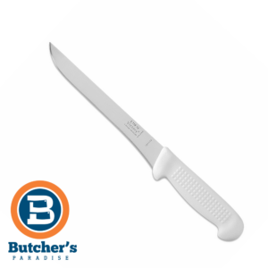 Butcher's Victory 7.5"/19cm Straight Fillet Knife Stainless Steel White Handle | 271019