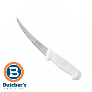 Butcher's Victory Boning 6"/15cm Knife Stainless Steel High Grip White Handle | 272015