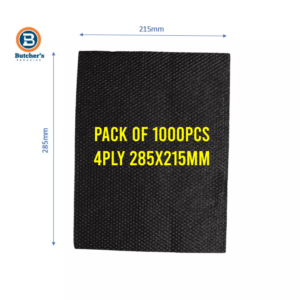 Butchers Meat Soaker Pad 4ply Large 285x215mm 1000pcs for Foam Trays