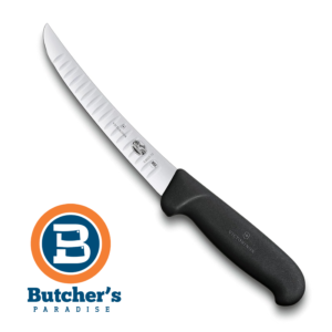 Victorinox 6" Fibrox Curved Fluted Blade Boning Knife | 5652315