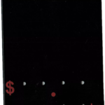 Black price board with red dollar and kg