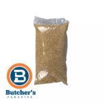 Bag of breadcrumbs with Butcher's Paradise logo