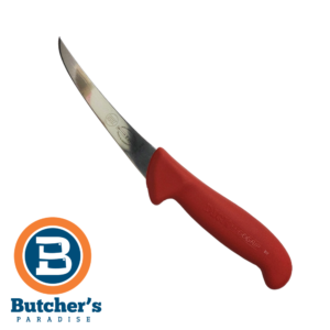 Butcher's 5"/13cm FDICK Narrow Curved Red Handle Boning Knife | 8299113-03