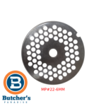 Meat grinder plate with 6mm holes