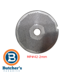 Round perforated meat grinder plate 2mm