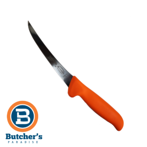 FDICK 6" MasterGrip Curved Semi-flex Boning Knife Orange Handle | 8288215-53