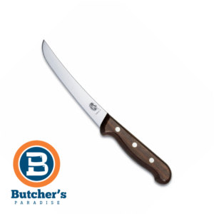 Victorinox 6"/15cm Curved Wide Blade Boning Knife Wood Handle | 5650015