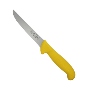FDICK 6" ErgoGrip Straight Wide Blade Boning Knife Yellow Handle | 8225915-02